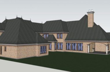 Sketchup住宅模型|多层住宅，居住建筑，古典风格，欧式风格-BIM建筑网