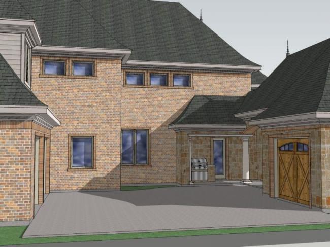 Sketchup住宅模型|多层住宅，居住建筑，古典风格，欧式风格