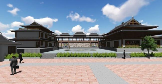 Sketchup古建筑模型|多层农村改造，中式风格，古建