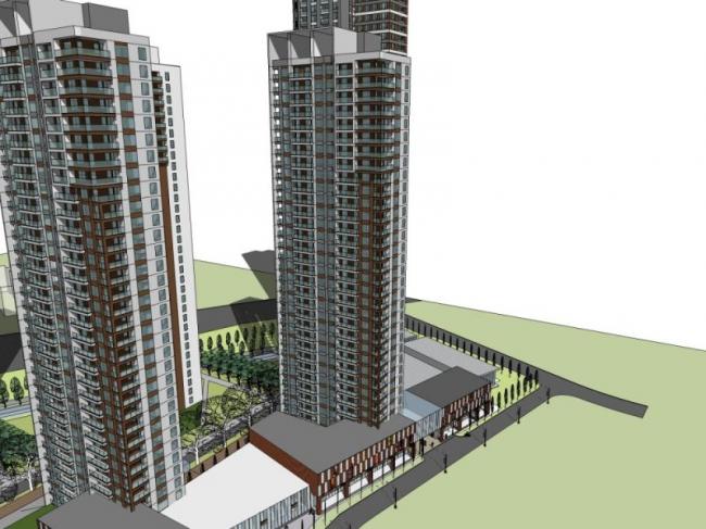 Sketchup住宅模型|超高层住宅，现代风格