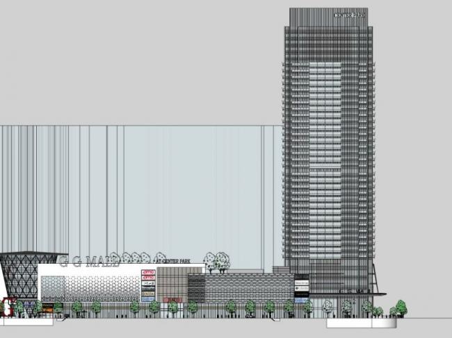 Sketchup综合体模型|超高层商住综合体，办公，酒店，现代风格