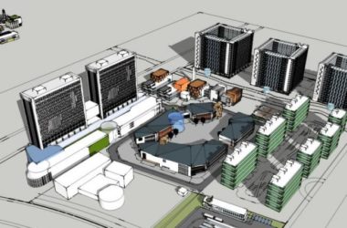 Sketchup商业模型|高层商业综合体，现代风格-BIM建筑网
