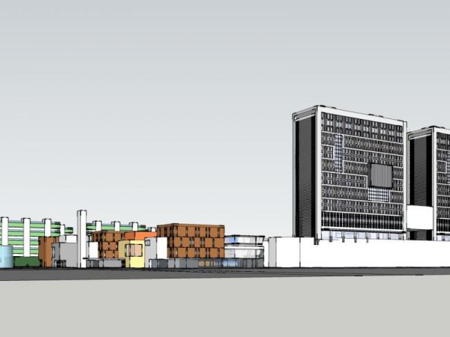 Sketchup商业模型|高层商业综合体，现代风格