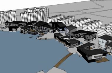 Sketchup商业模型|多层会所，现代风格-BIM建筑网