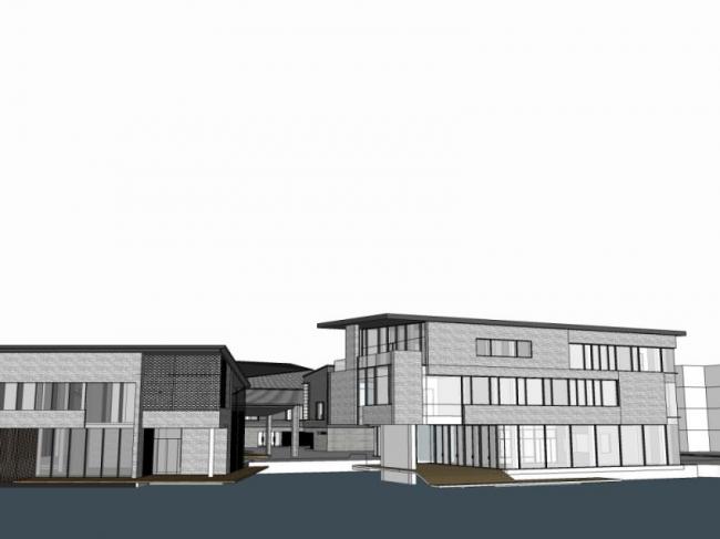 Sketchup商业模型|多层会所，现代风格
