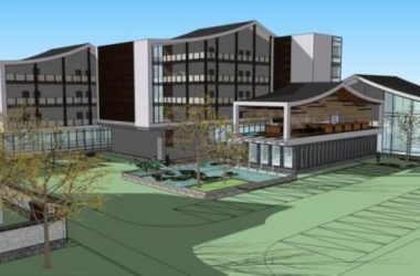 Sketchup酒店模型|多层酒店，中式风格-BIM建筑网