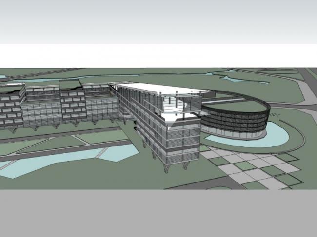 Sketchup综合体模型|超高层商业综合体，办公，酒店，现代风格