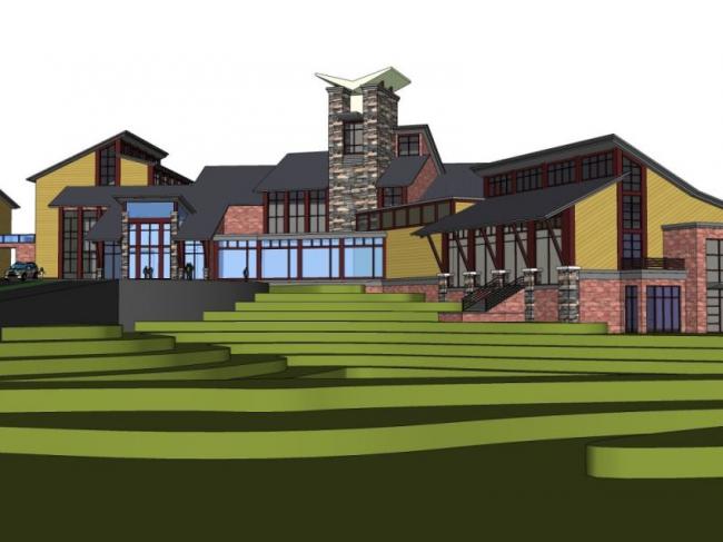 Sketchup商业模型|会所，现代风格