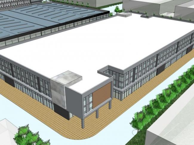 Sketchup办公模型|多层办公楼，现代风格