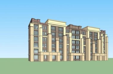 Sketchup住宅模型|多层住宅，居住建筑，古典风格-BIM建筑网
