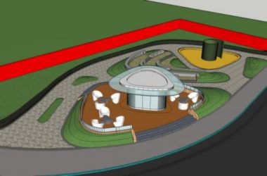 Sketchup景观模型|广场景观，现代风格-BIM建筑网
