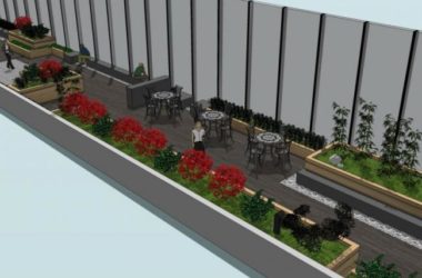 Sketchup景观模型|屋顶花园，现代风格-BIM建筑网