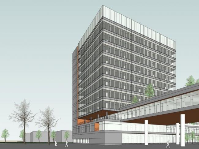 Sketchup综合体模型|多高层商业综合体，办公，现代风格