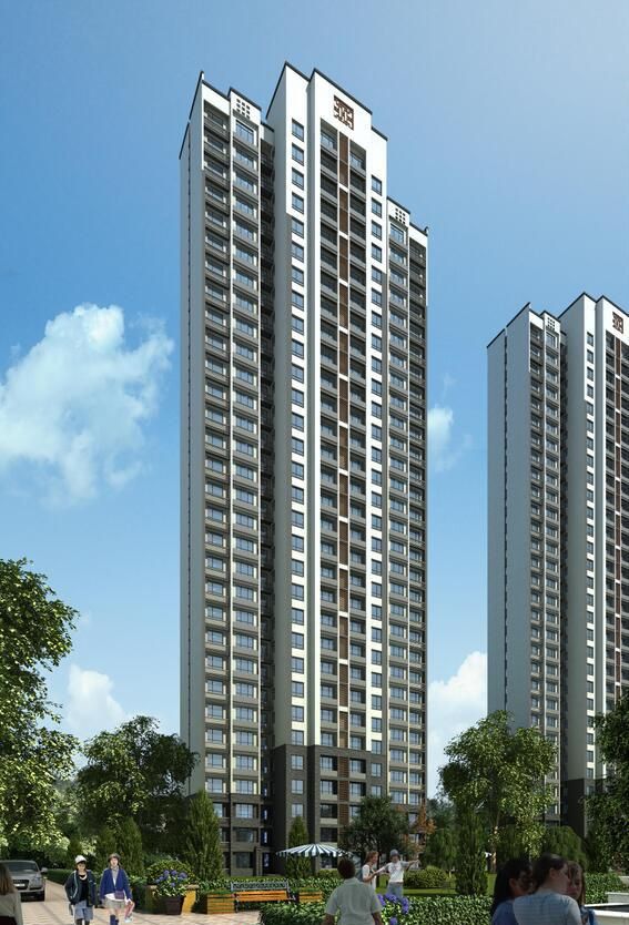 Sketchup住宅模型|超高层住宅，现代风格