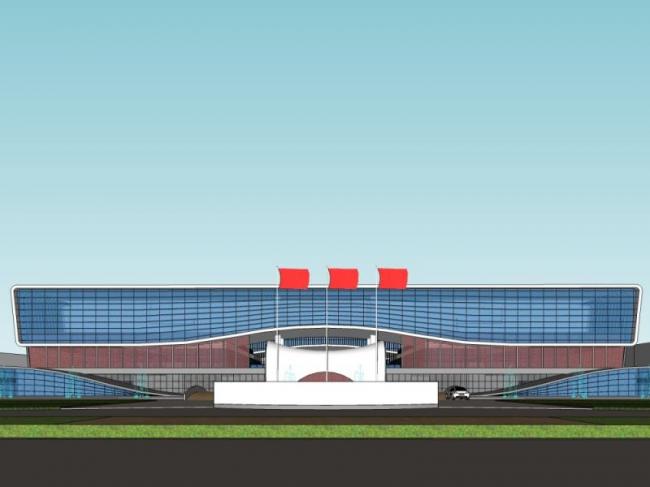 Sketchup办公模型|多层办公楼，现代风格