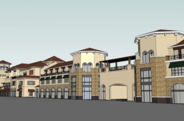 Sketchup商业模型|低层商业街，现代风格-BIM建筑网