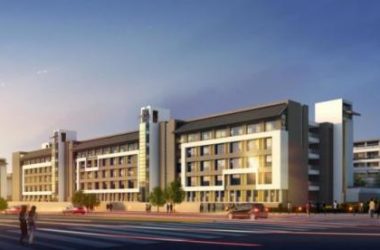 Sketchup学校模型|多层中学学校，校园教育建筑，现代中式风格-BIM建筑网