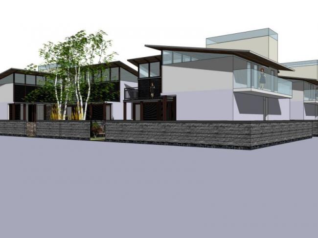 Sketchup住宅模型|低层住宅，中式风格