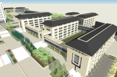 Sketchup学校模型|多层学校，校园教育建筑，古典风格-BIM建筑网