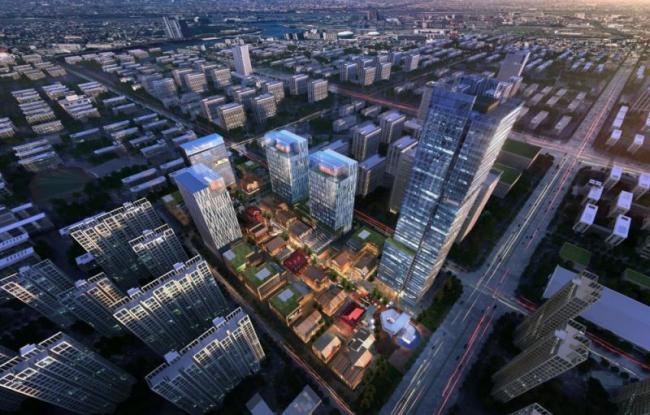 Sketchup综合体模型|多高层商业综合体，办公，古典风格