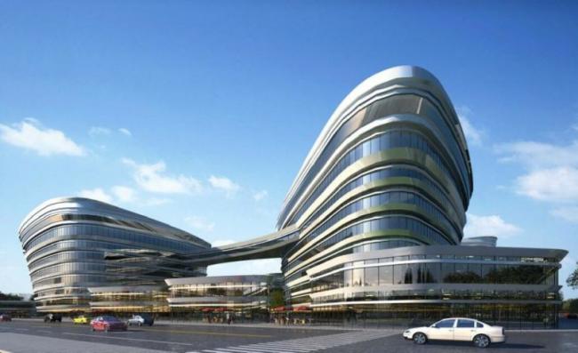 Sketchup文化模型|多层会展中心，文化建筑，现代风格