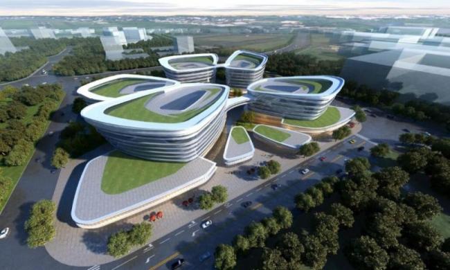 Sketchup文化模型|多层会展中心，文化建筑，现代风格