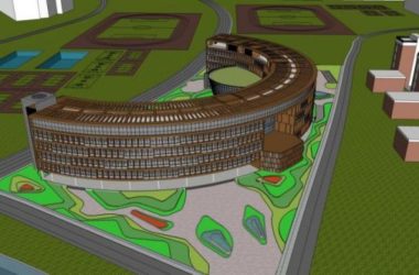 Sketchup学校模型|多层学校，校园教育建筑，现代风格-BIM建筑网