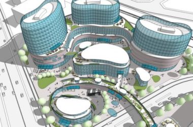 Sketchup综合体模型|多高层商业综合体，办公，现代风格-BIM建筑网