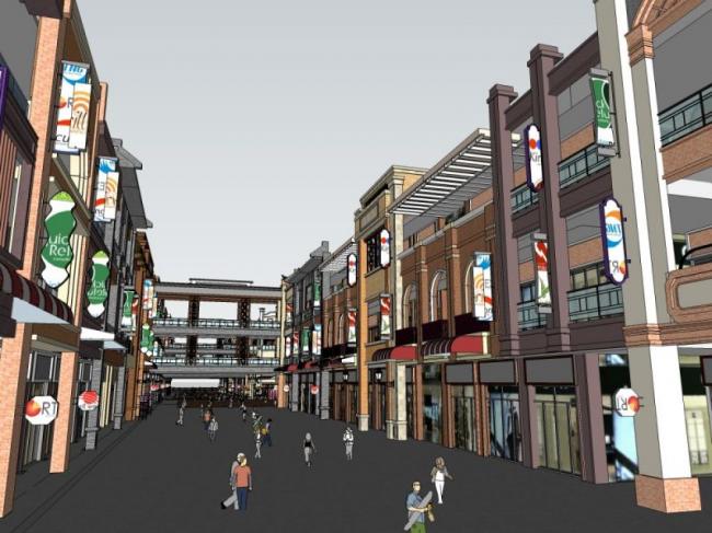 Sketchup商业模型|高层商业建筑，现代风格