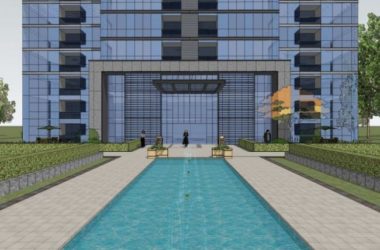 Sketchup住宅模型|超高层住宅楼，现代风格-BIM建筑网