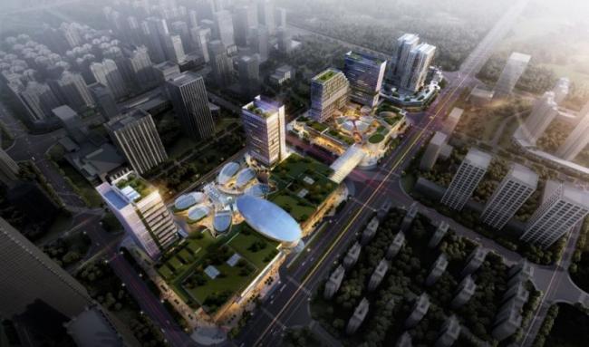 Sketchup综合体模型|多高层商业综合体，办公，住宅，现代风格