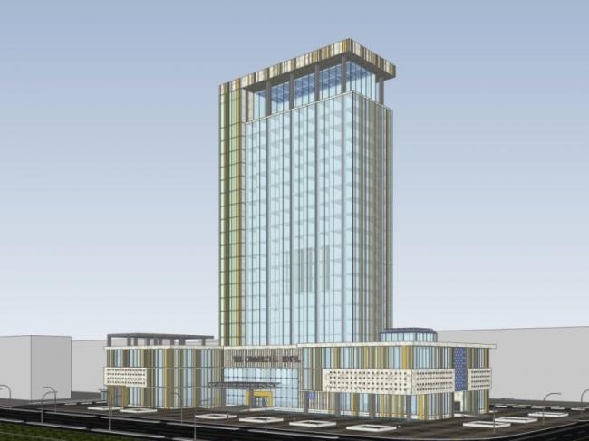 Sketchup酒店模型|高层酒店，现代风格