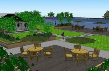 Sketchup景观模型|屋顶花园景观，现代风格-BIM建筑网