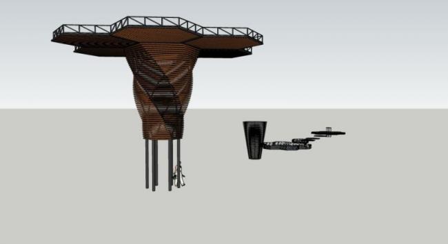 Sketchup小品模型|雕塑小品，现代风格，小品
