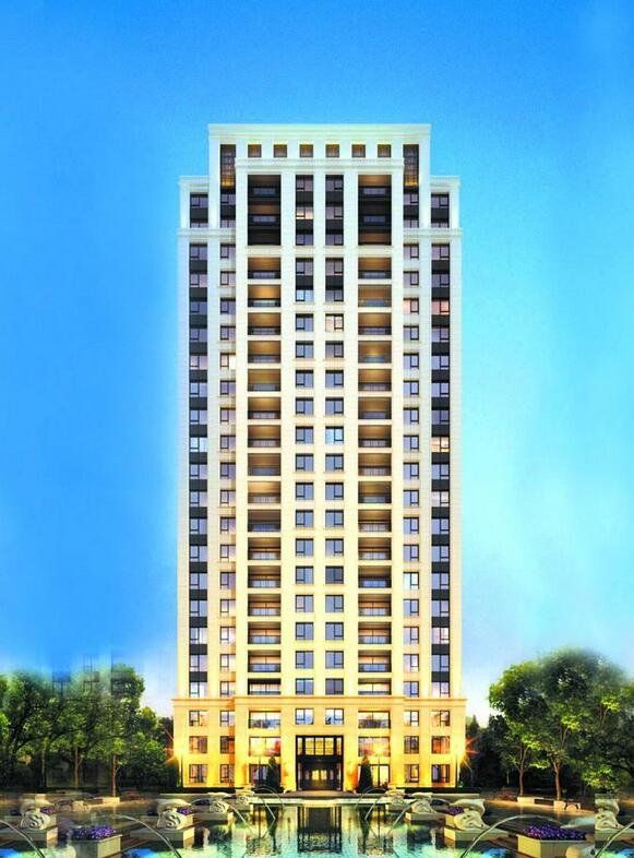 Sketchup住宅模型|高层小区住宅，居住建筑，古典风格