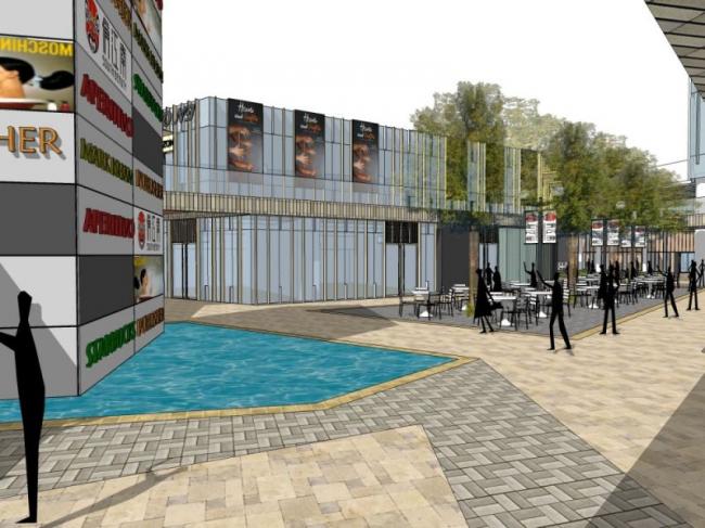 Sketchup商业模型|公馆，超高层，现代风格