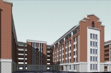 Sketchup学校模型|多层学校校园，教育建筑，古典风格-BIM建筑网