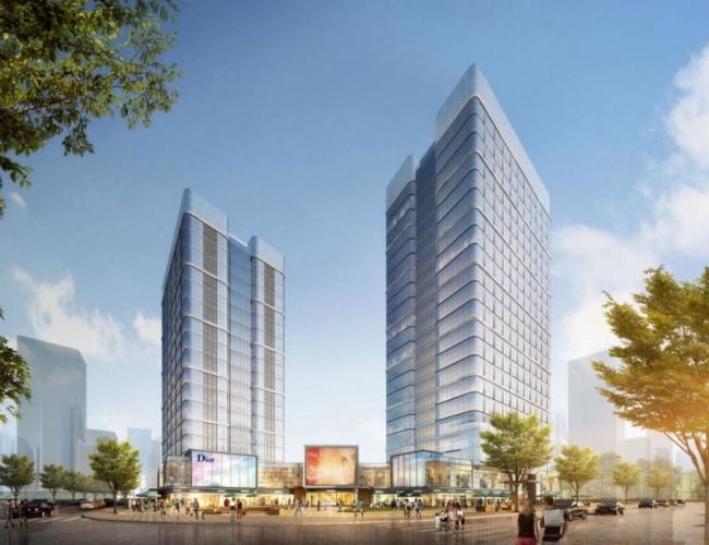 Sketchup综合体模型|多高层商业综合体，办公楼，现代风格