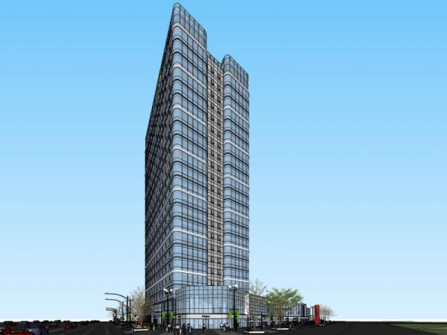 Sketchup综合体模型|多高层商业综合体，办公楼，现代风格