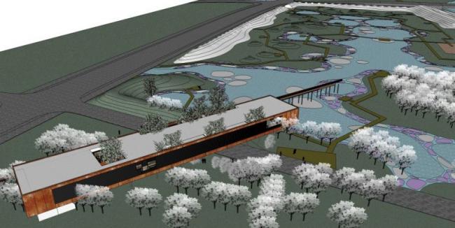 Sketchup文化模型|多层博物馆，文化建筑，现代风格