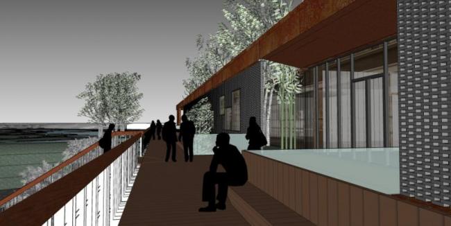 Sketchup文化模型|多层博物馆，文化建筑，现代风格