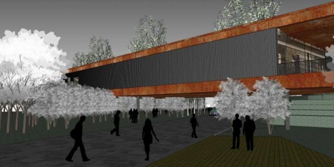 Sketchup文化模型|多层博物馆，文化建筑，现代风格