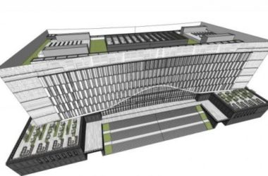 Sketchup办公模型|多层办公楼，现代风格-BIM建筑网