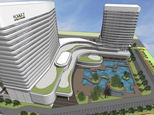 Sketchup酒店模型|高层酒店，现代风格