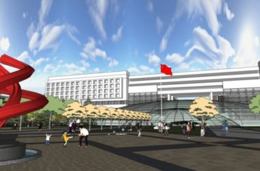 Sketchup办公模型|高层办公楼，现代风格-BIM建筑网