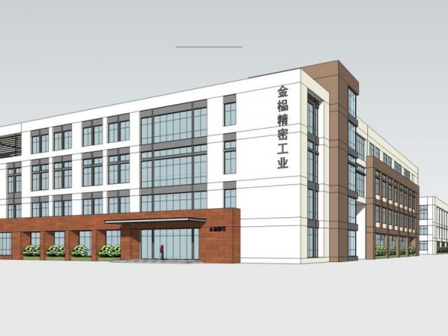 Sketchup办公模型|多层办公楼，现代风格