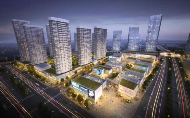 Sketchup综合体模型|超高层综合体，办公楼，住宅，商业，现代风格