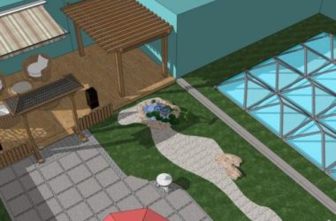 Sketchup景观模型|屋顶花园，古典风格-BIM建筑网