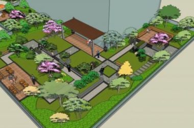 Sketchup景观模型|屋顶花园，现代风格-BIM建筑网