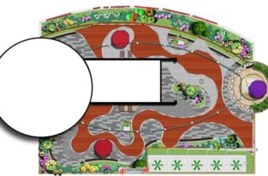 Sketchup景观模型|屋顶花园，现代风格-BIM建筑网